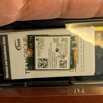 Tarjeta Intel WIFI M.2 A+E