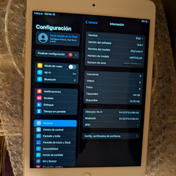 IPad mini 4ta gen